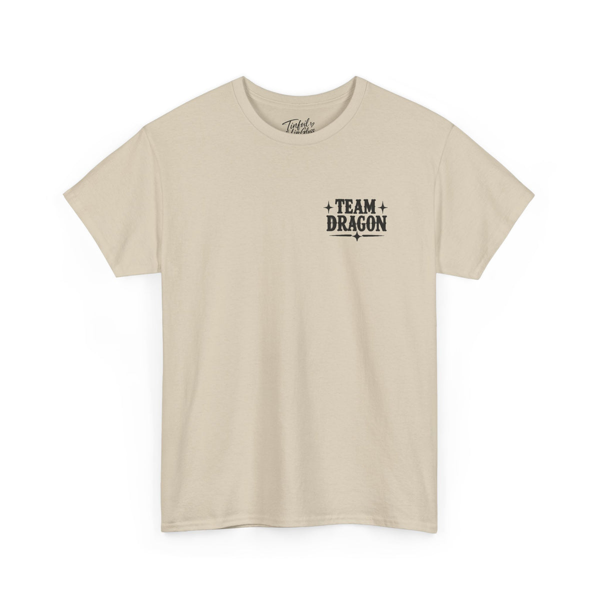 Team T-Rex vs Dragon Unisex Heavy Cotton Tee