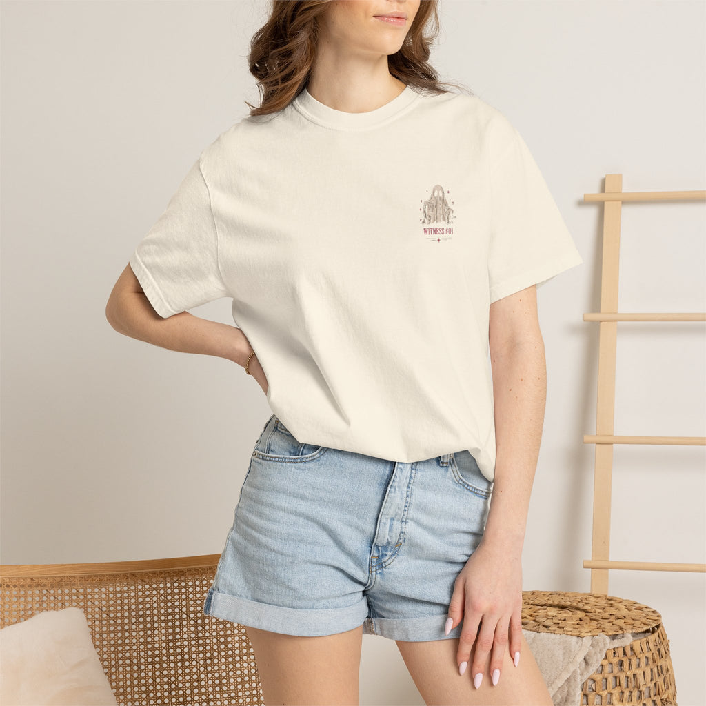 Normal people see ghosts ..Unisex Garment-Dyed T-shirt
