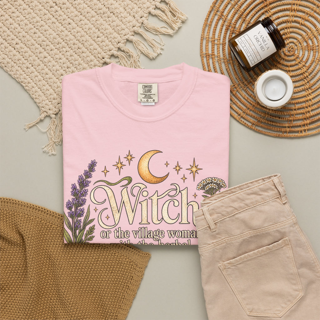 Witch or Village Healer? Garment-Dyed Tee 🌿🌙