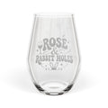 Rosé & Rabbit Holes Wine Glass, 11.75oz