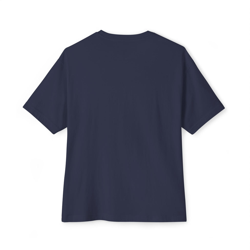 Never A Straight Answer front Unisex Oversized Boxy Tee