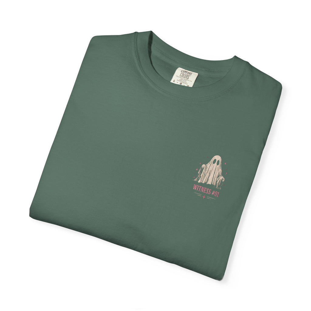 Normal people see ghosts ..Unisex Garment-Dyed T-shirt