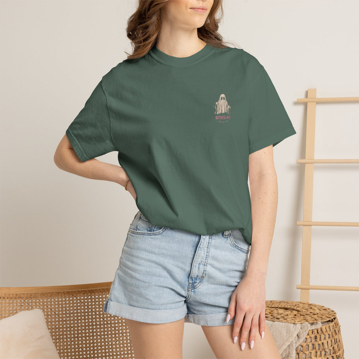 Normal people see ghosts ..Unisex Garment-Dyed T-shirt