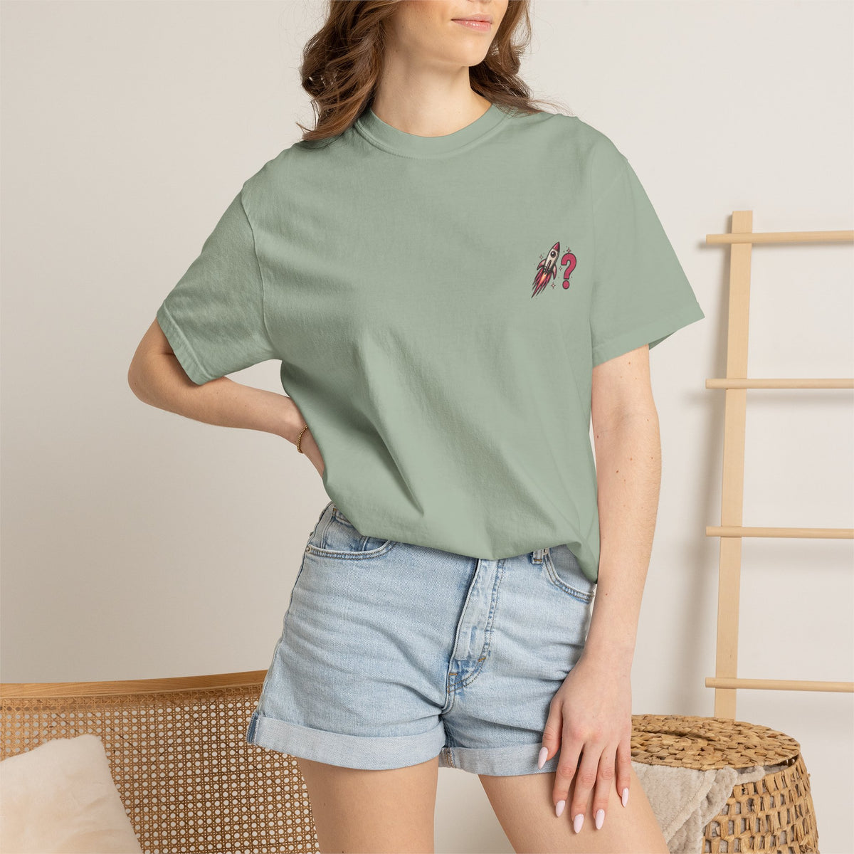 NASA never a straight answer Unisex Garment-Dyed T-shirt