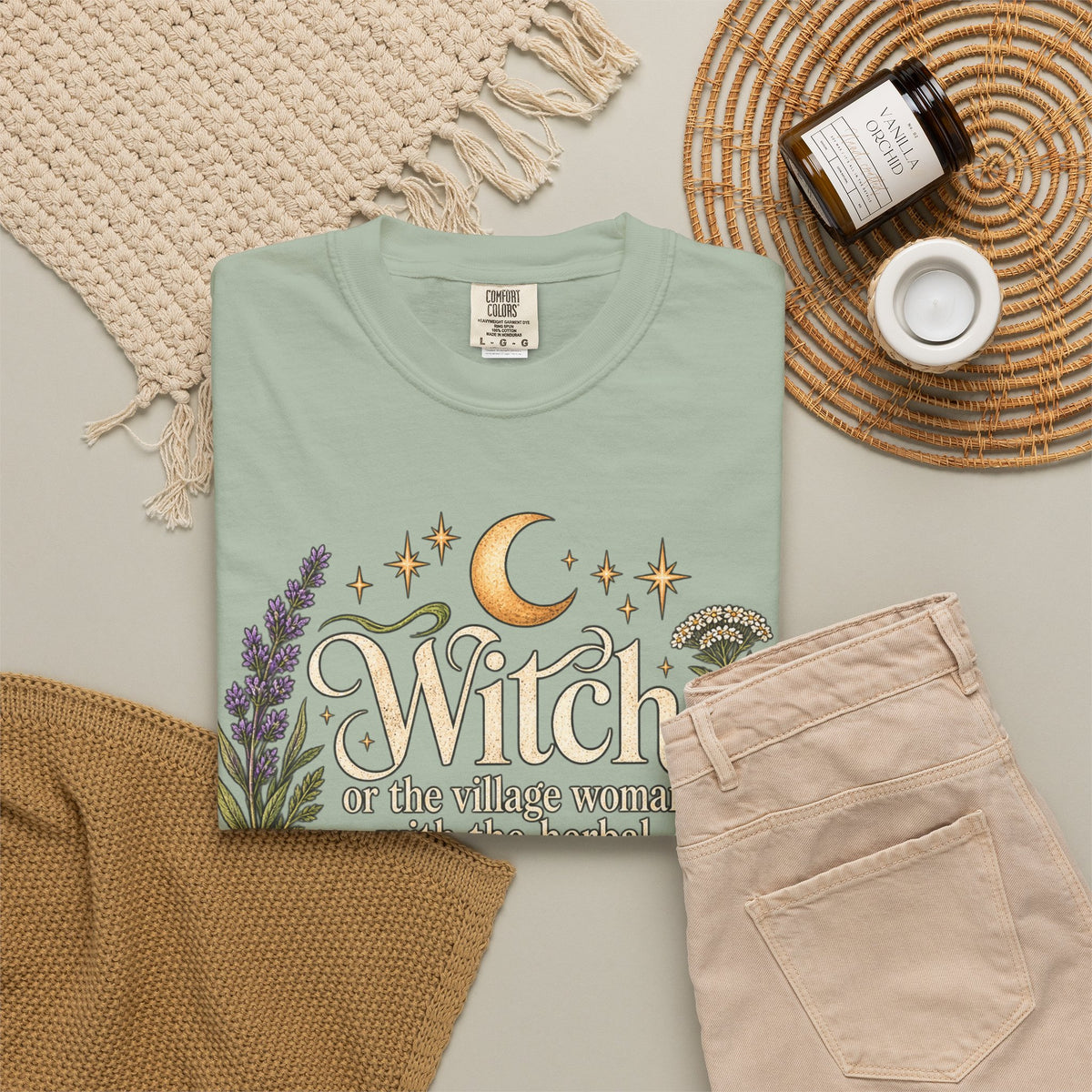 Witch or Village Healer? Garment-Dyed Tee 🌿🌙