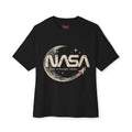 Never A Straight Answer front Unisex Oversized Boxy Tee