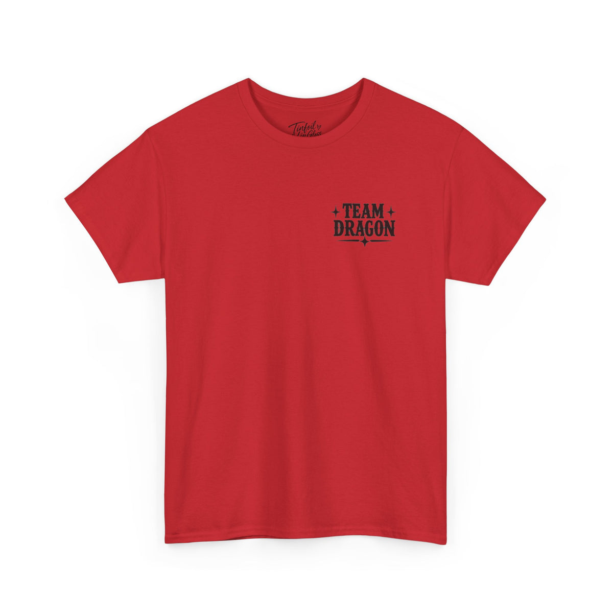 Team T-Rex vs Dragon Unisex Heavy Cotton Tee