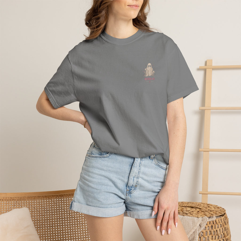 Normal people see ghosts ..Unisex Garment-Dyed T-shirt