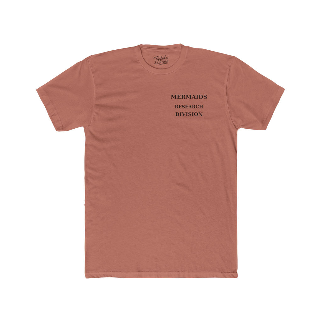 Mermaid /The Ocean is Hiding Something Unisex Cotton Crew Tee