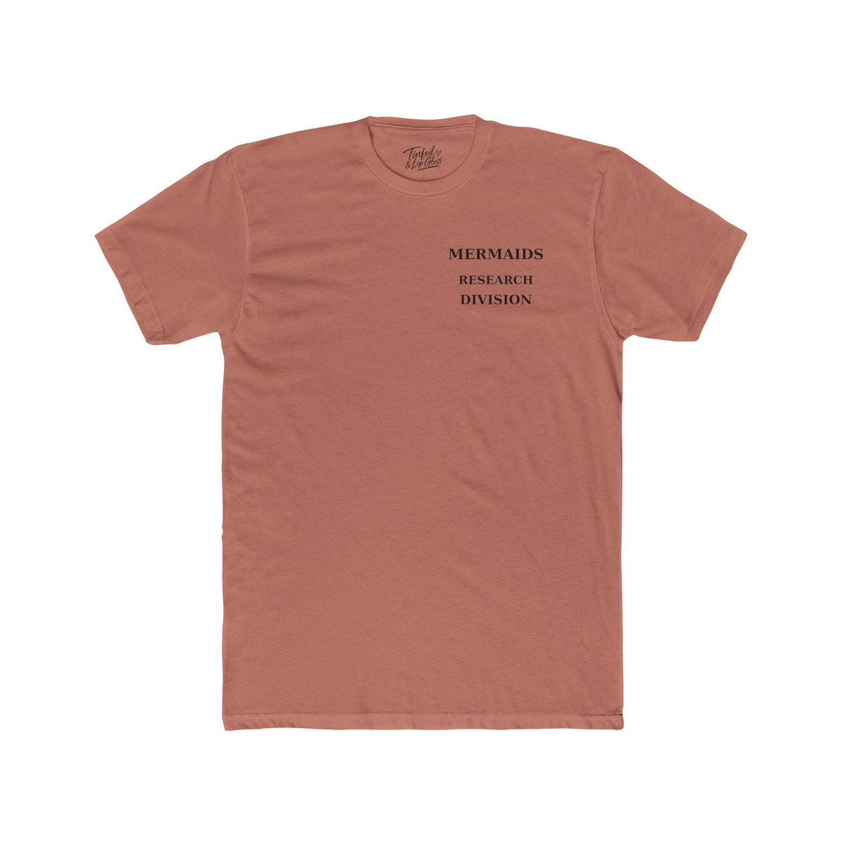 Mermaid /The Ocean is Hiding Something Unisex Cotton Crew Tee