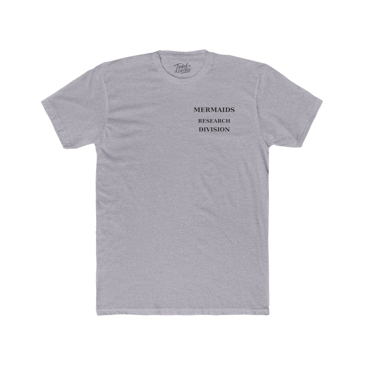 Mermaid /The Ocean is Hiding Something Unisex Cotton Crew Tee