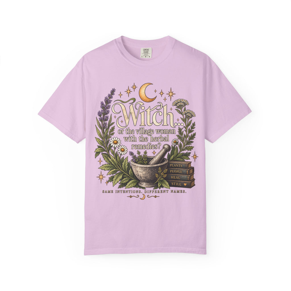 Witch or Village Healer? Garment-Dyed Tee 🌿🌙