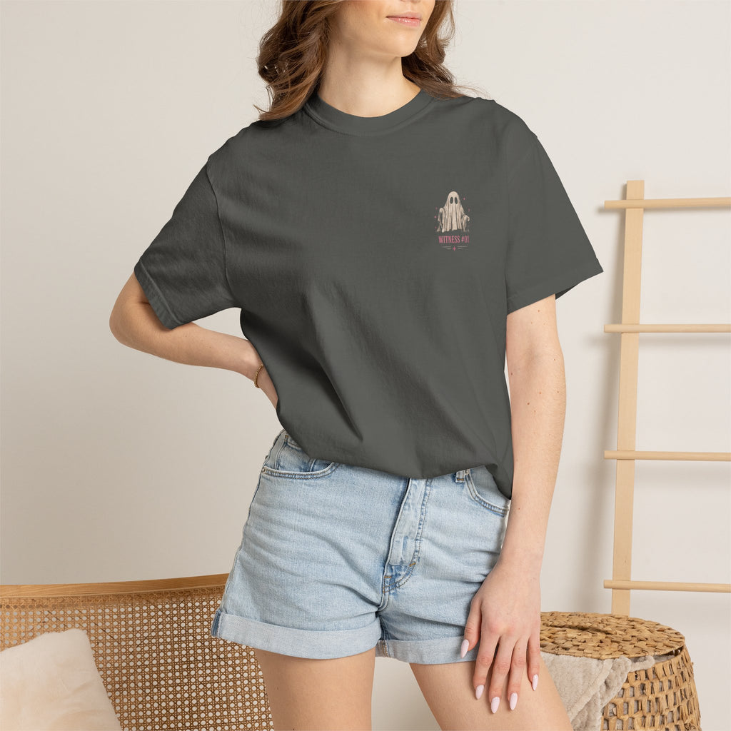 Normal people see ghosts ..Unisex Garment-Dyed T-shirt