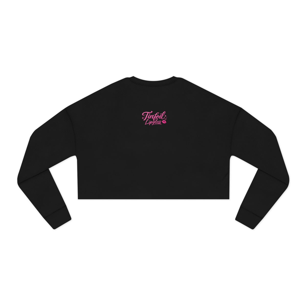 Pretty Girls Ask Questions Vintage Cropped Sweatshirt