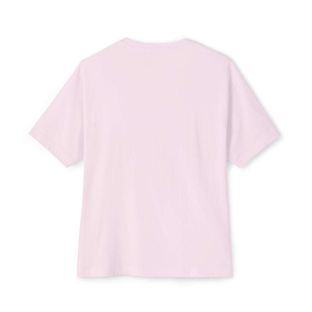 Never A Straight Answer front Unisex Oversized Boxy Tee