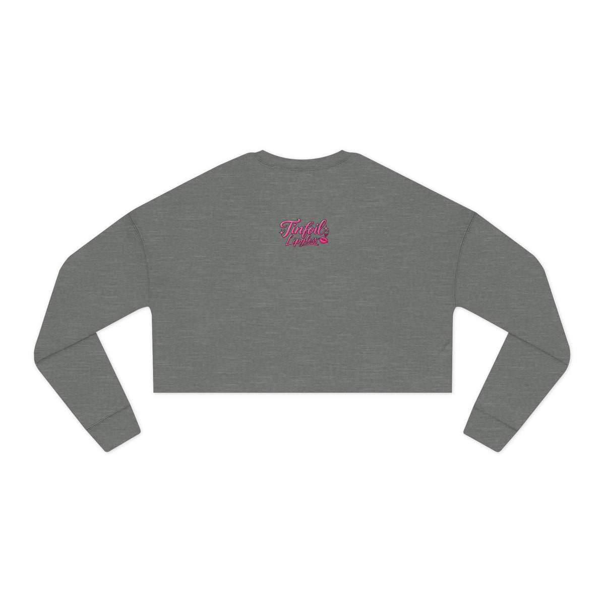 Pretty Girls Ask Questions Vintage Cropped Sweatshirt