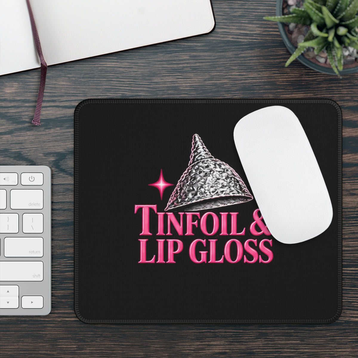 Tinfoil & Lip Gloss Mouse Pad
