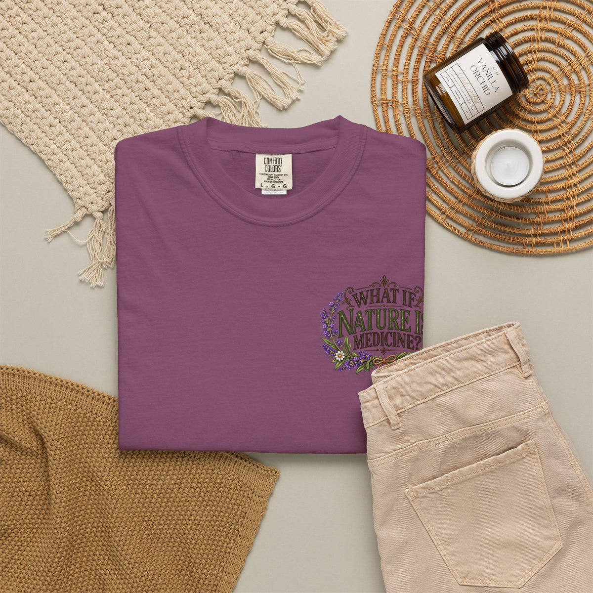 What If Nature Is Medicine? Garment-Dyed Tee