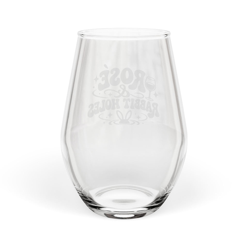 Rosé & Rabbit Holes Wine Glass, 11.75oz