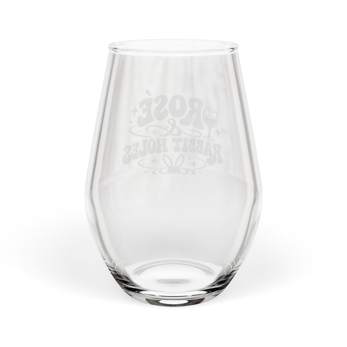 Rosé & Rabbit Holes Wine Glass, 11.75oz