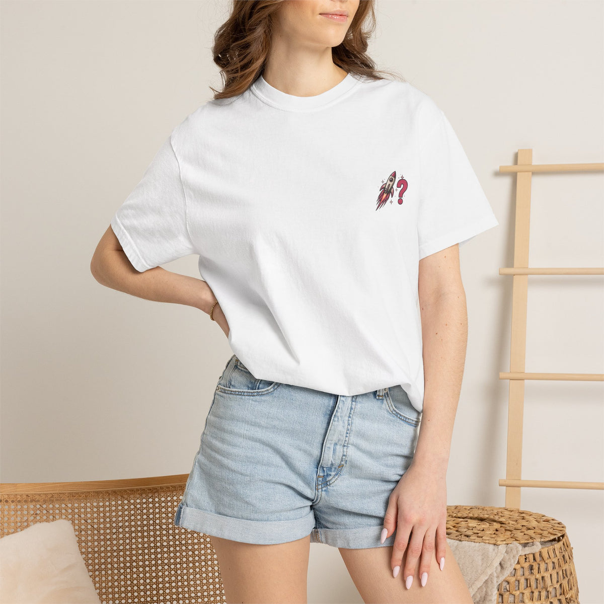 NASA never a straight answer Unisex Garment-Dyed T-shirt