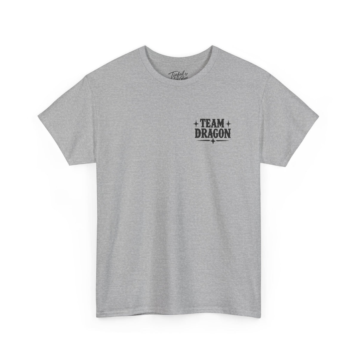 Team T-Rex vs Dragon Unisex Heavy Cotton Tee