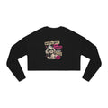 Pretty Girls Ask Questions Vintage Cropped Sweatshirt