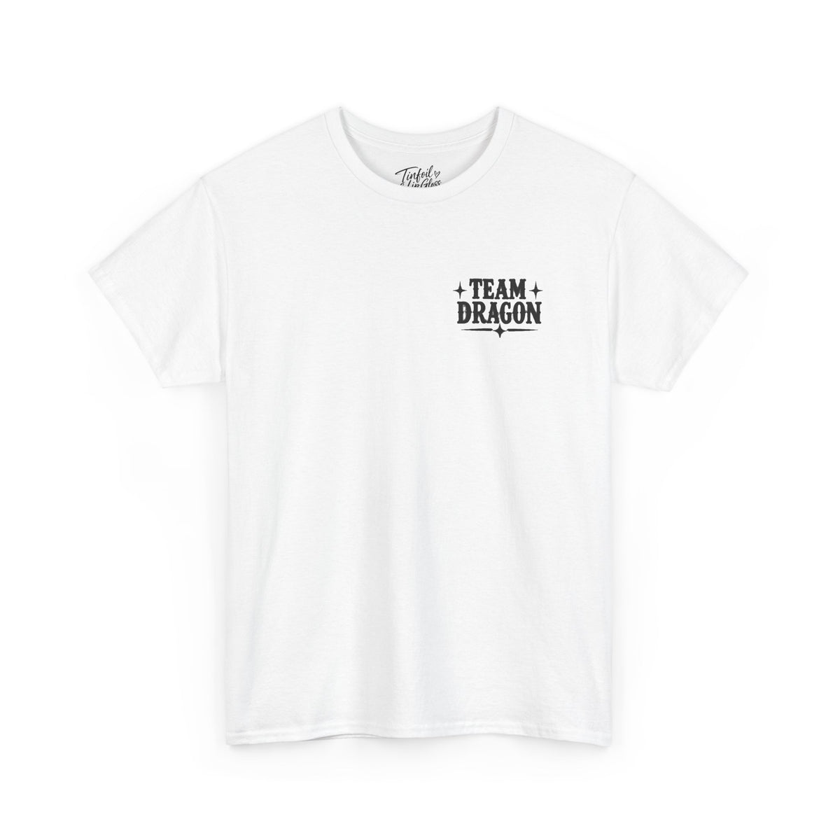 Team T-Rex vs Dragon Unisex Heavy Cotton Tee