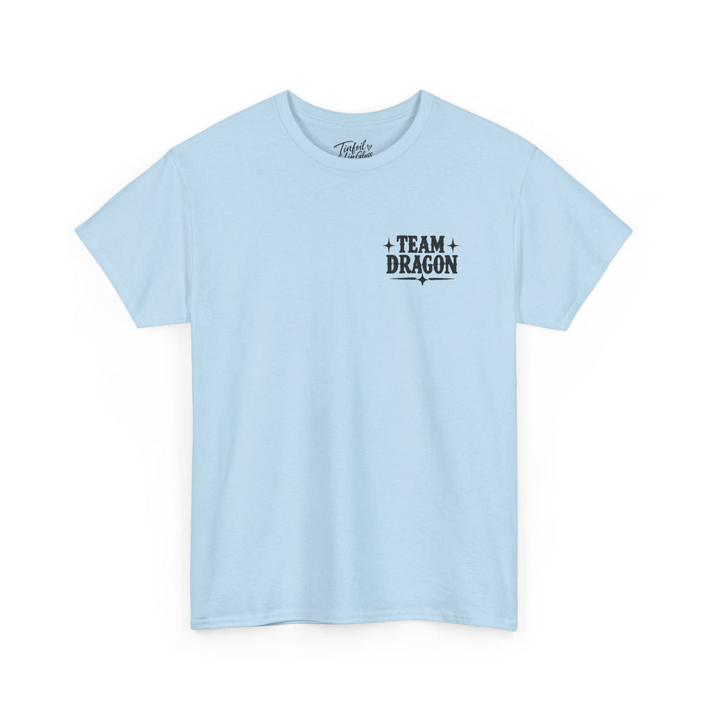 Team T-Rex vs Dragon Unisex Heavy Cotton Tee