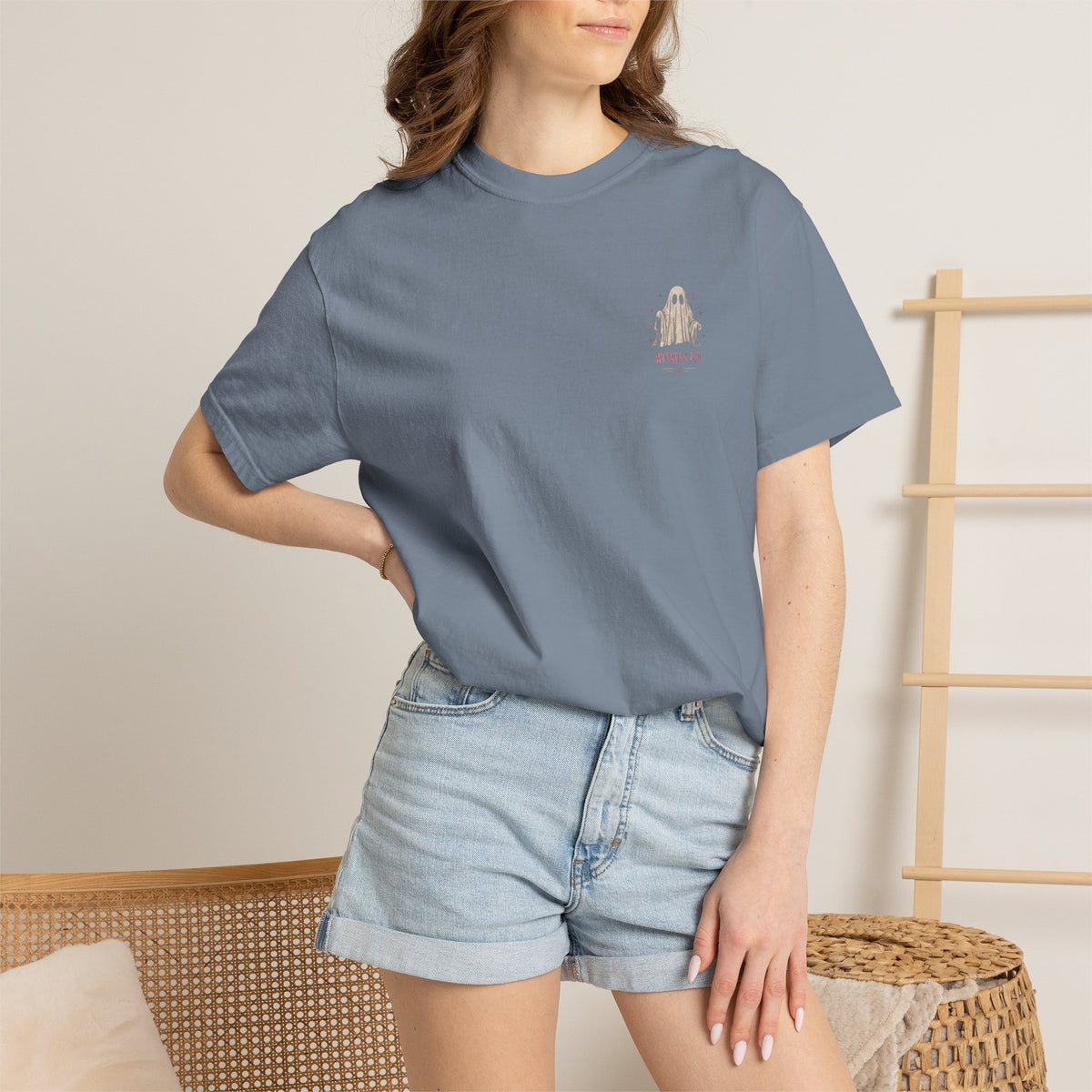 Normal people see ghosts ..Unisex Garment-Dyed T-shirt