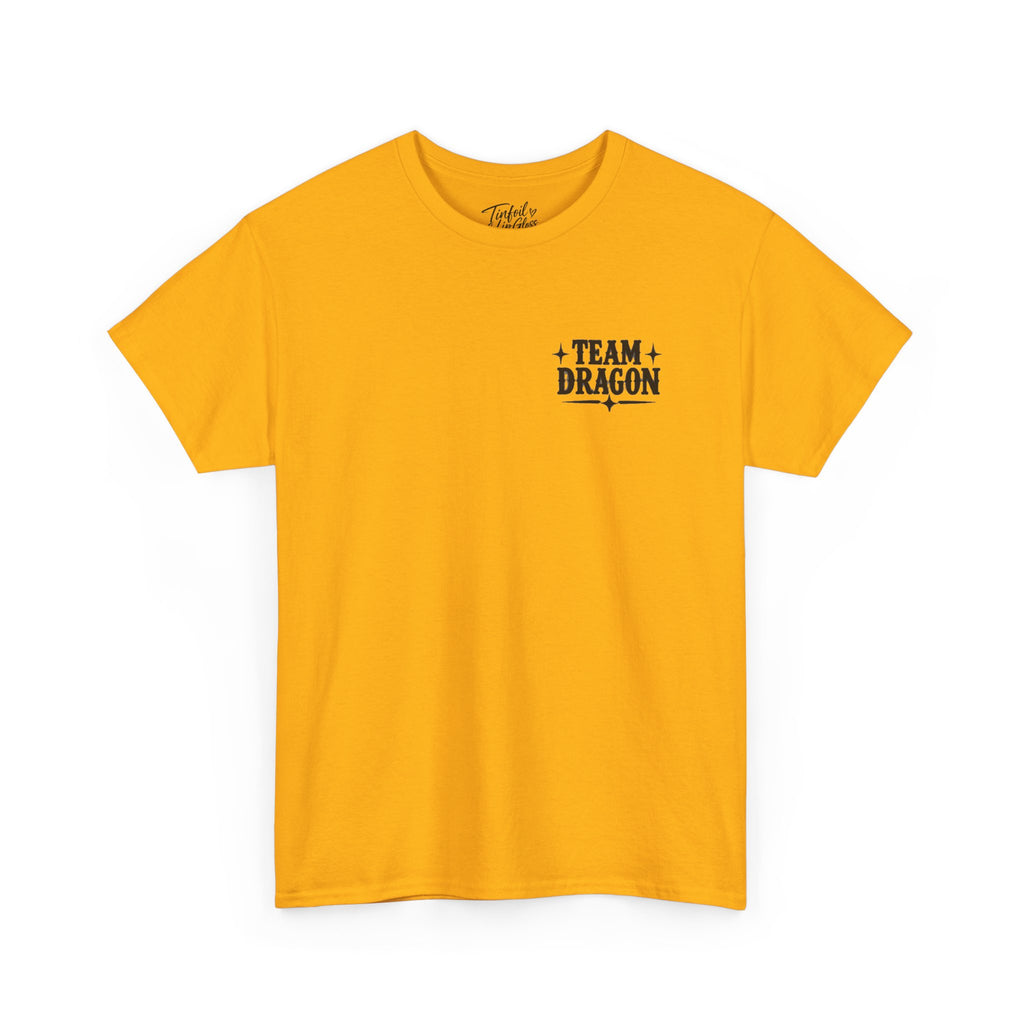 Team T-Rex vs Dragon Unisex Heavy Cotton Tee