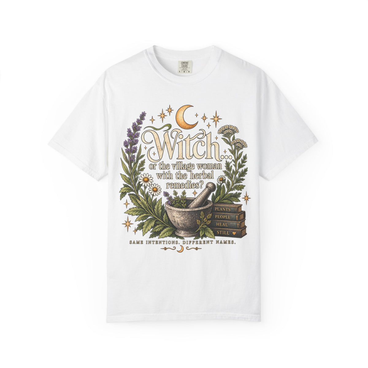 Witch or Village Healer? Garment-Dyed Tee 🌿🌙