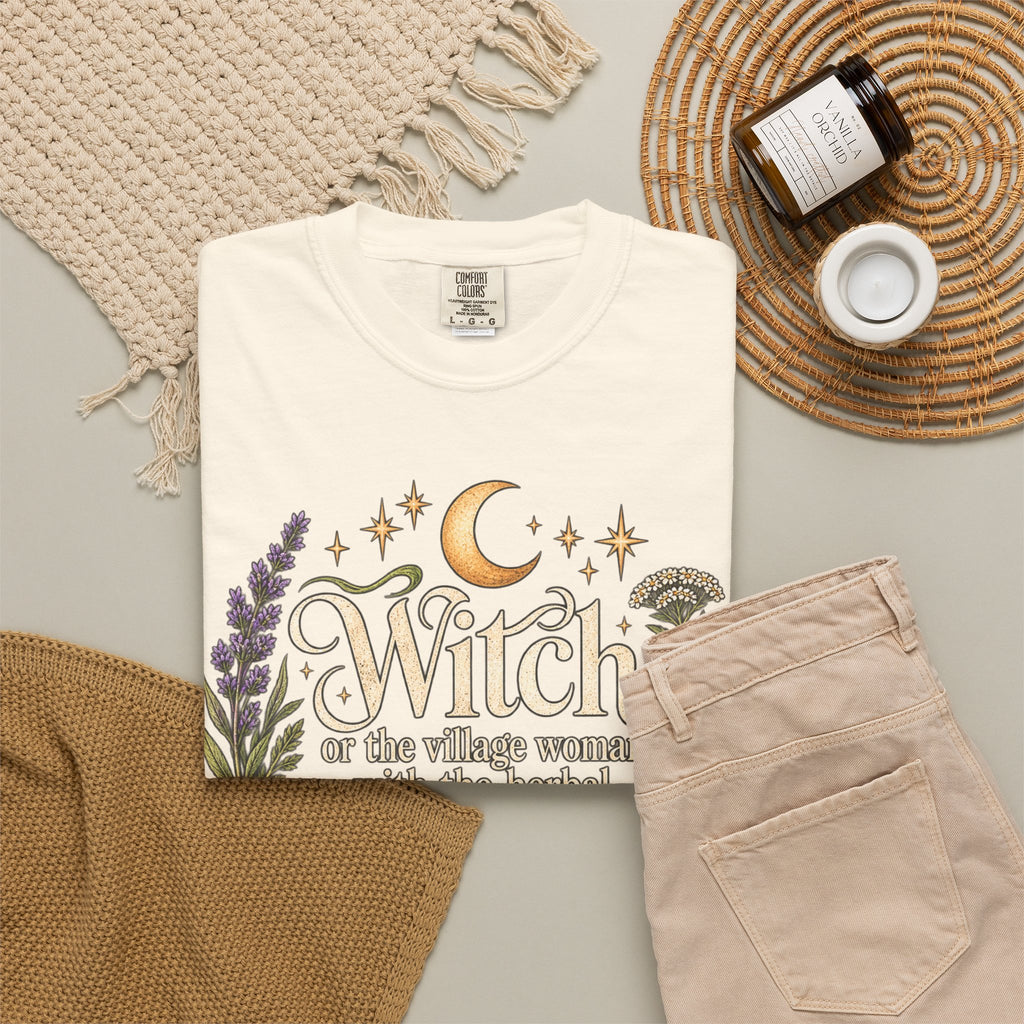 Witch or Village Healer? Garment-Dyed Tee 🌿🌙