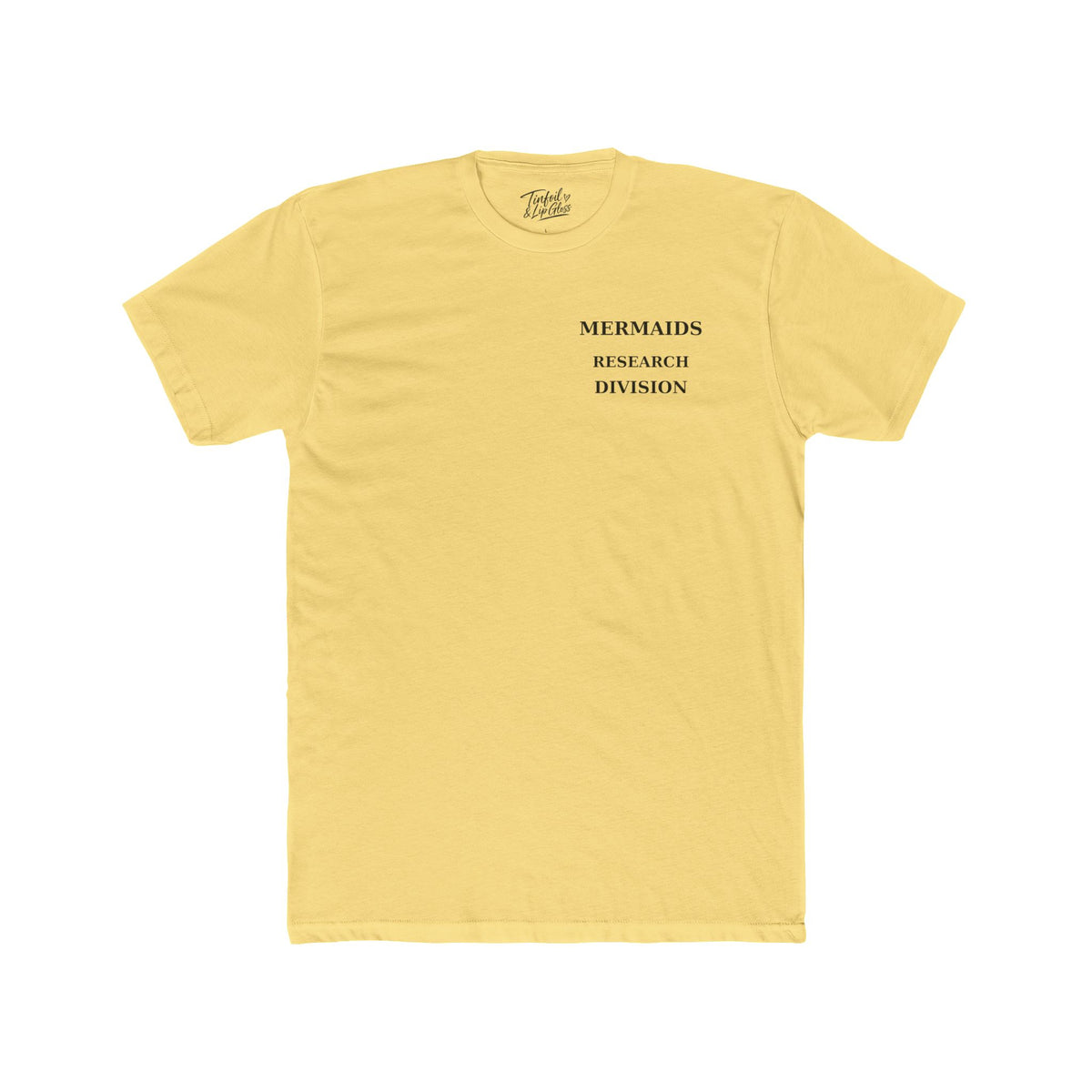 Mermaid /The Ocean is Hiding Something Unisex Cotton Crew Tee