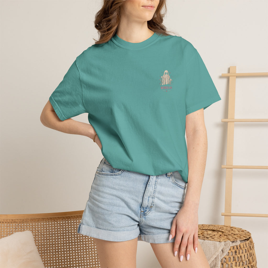 Normal people see ghosts ..Unisex Garment-Dyed T-shirt