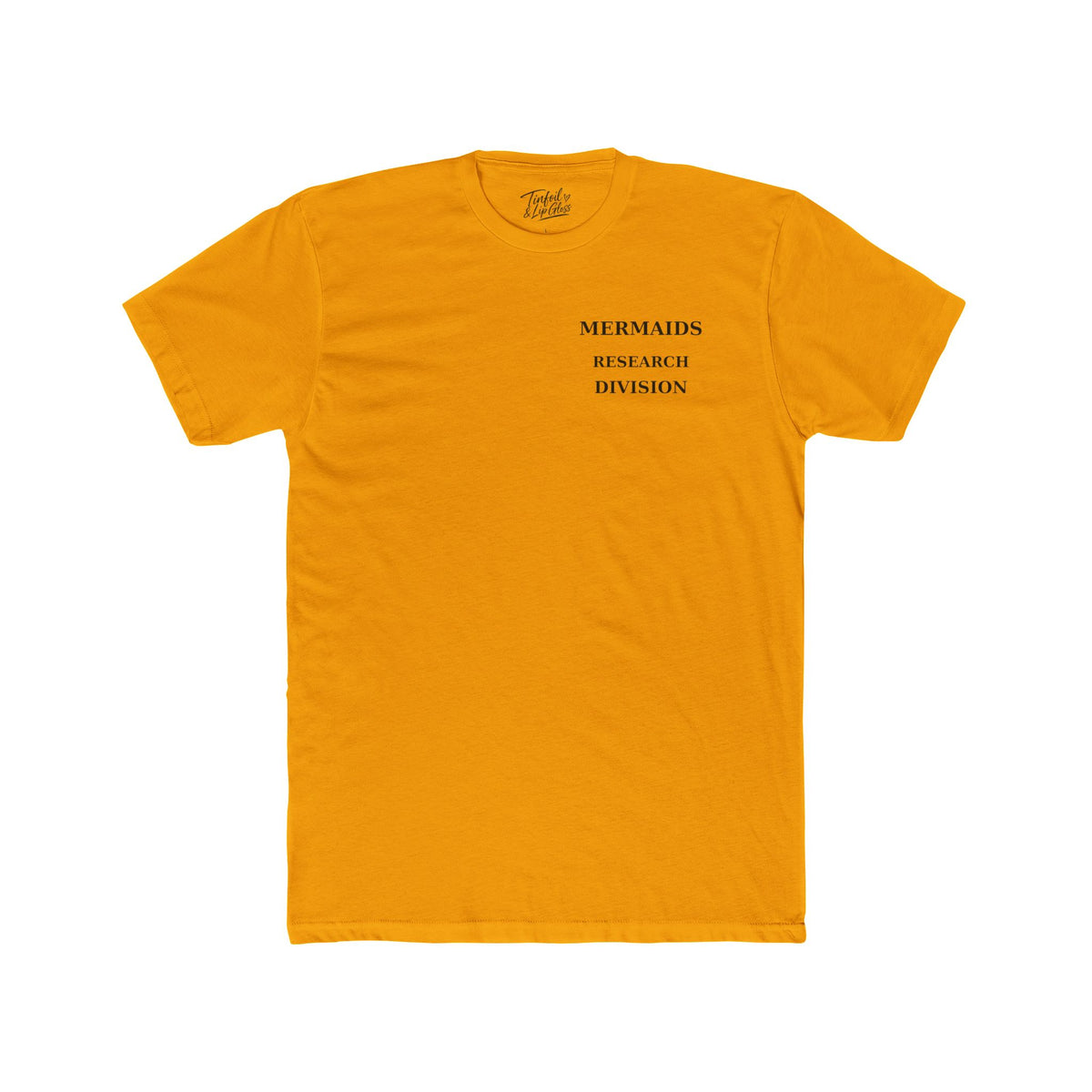Mermaid /The Ocean is Hiding Something Unisex Cotton Crew Tee