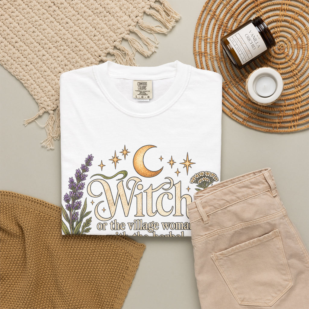 Witch or Village Healer? Garment-Dyed Tee 🌿🌙