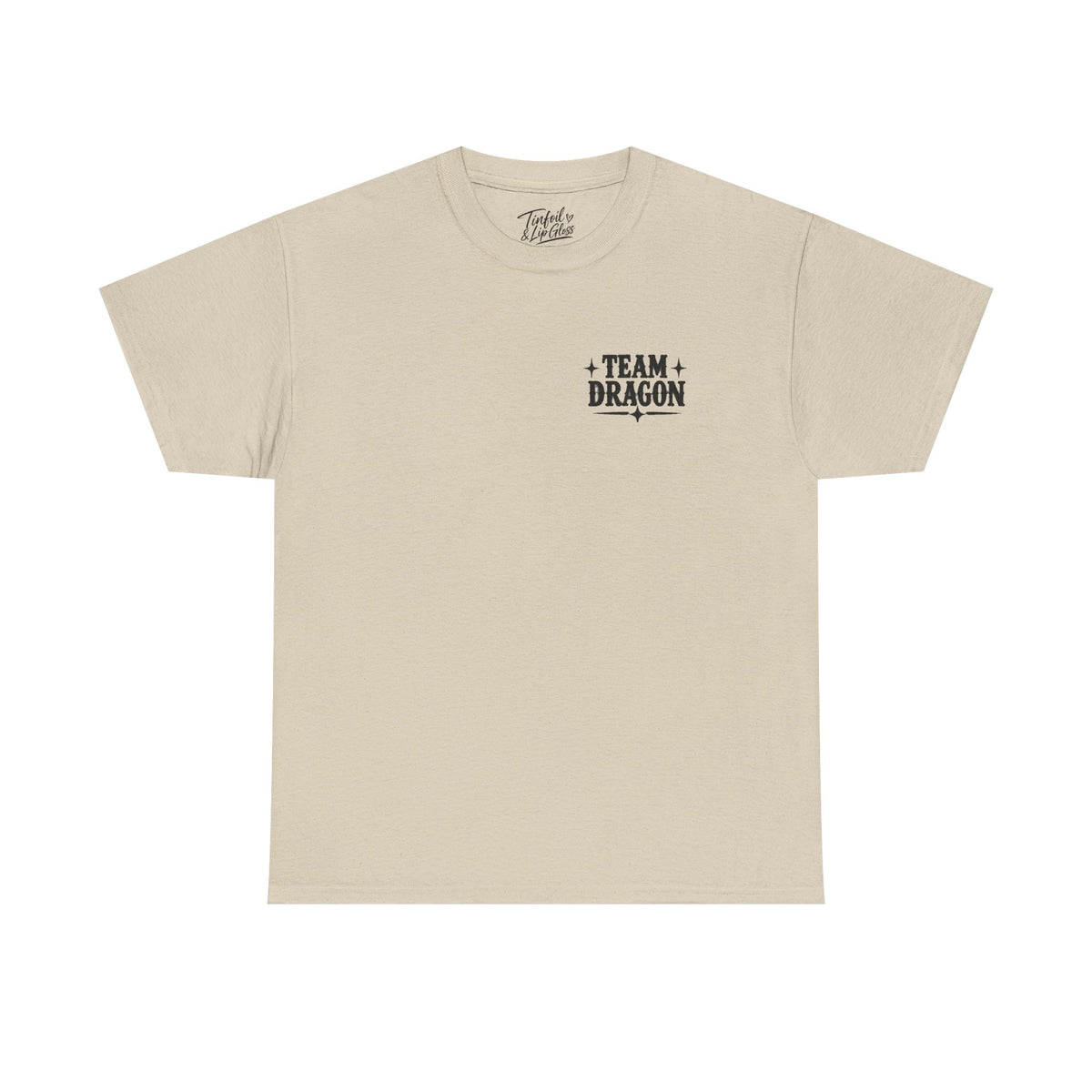 Team T-Rex vs Dragon Unisex Heavy Cotton Tee