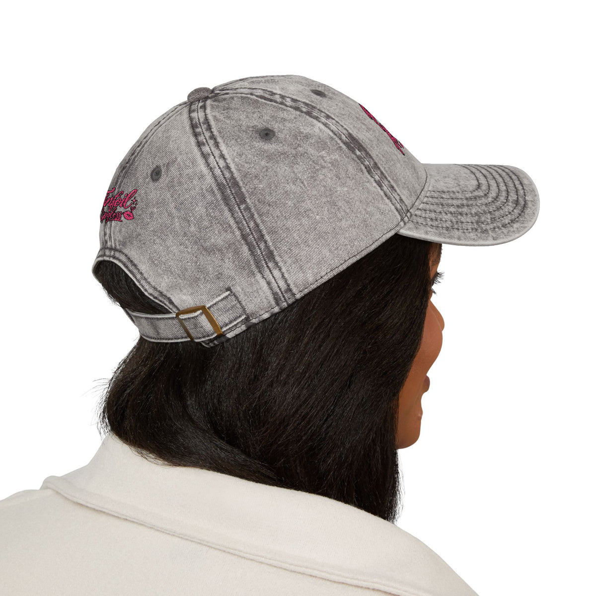 Pretty Girls Ask Questions Vintage Embroidered Cap