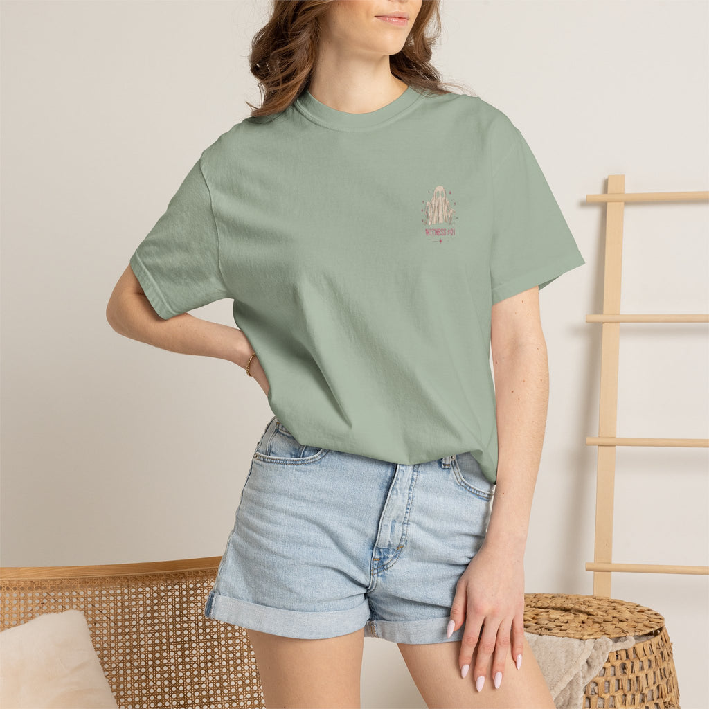 Normal people see ghosts ..Unisex Garment-Dyed T-shirt