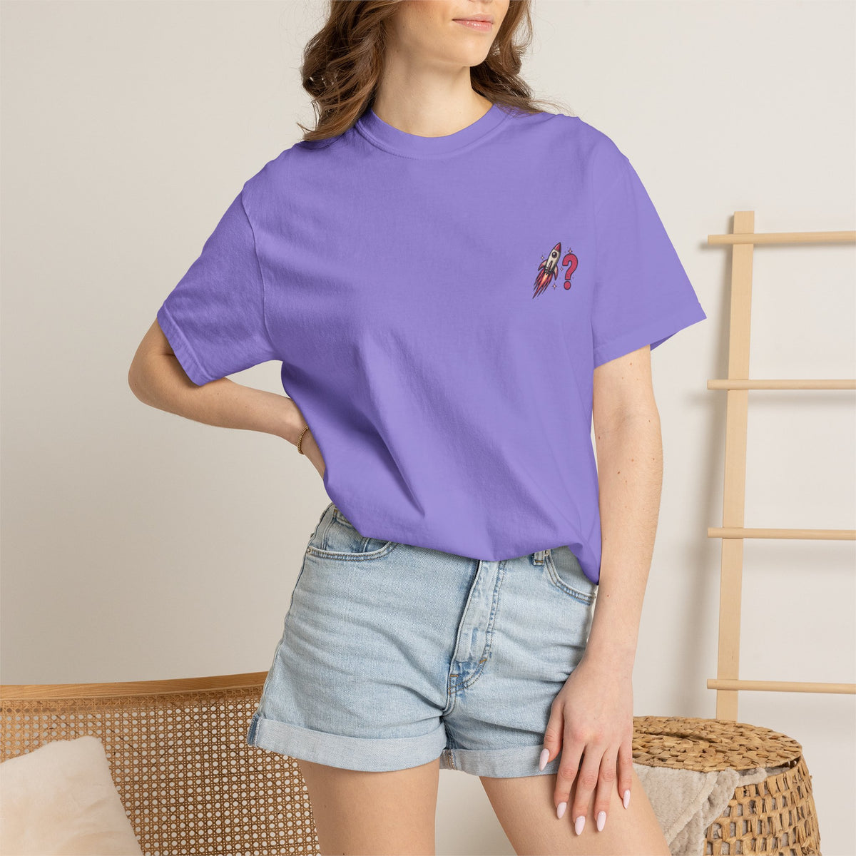 NASA never a straight answer Unisex Garment-Dyed T-shirt