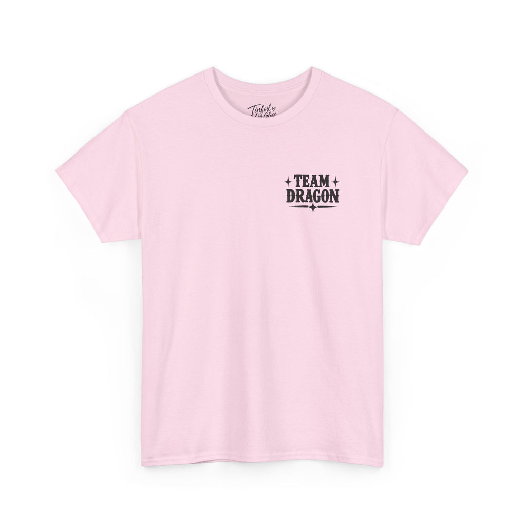 Team T-Rex vs Dragon Unisex Heavy Cotton Tee