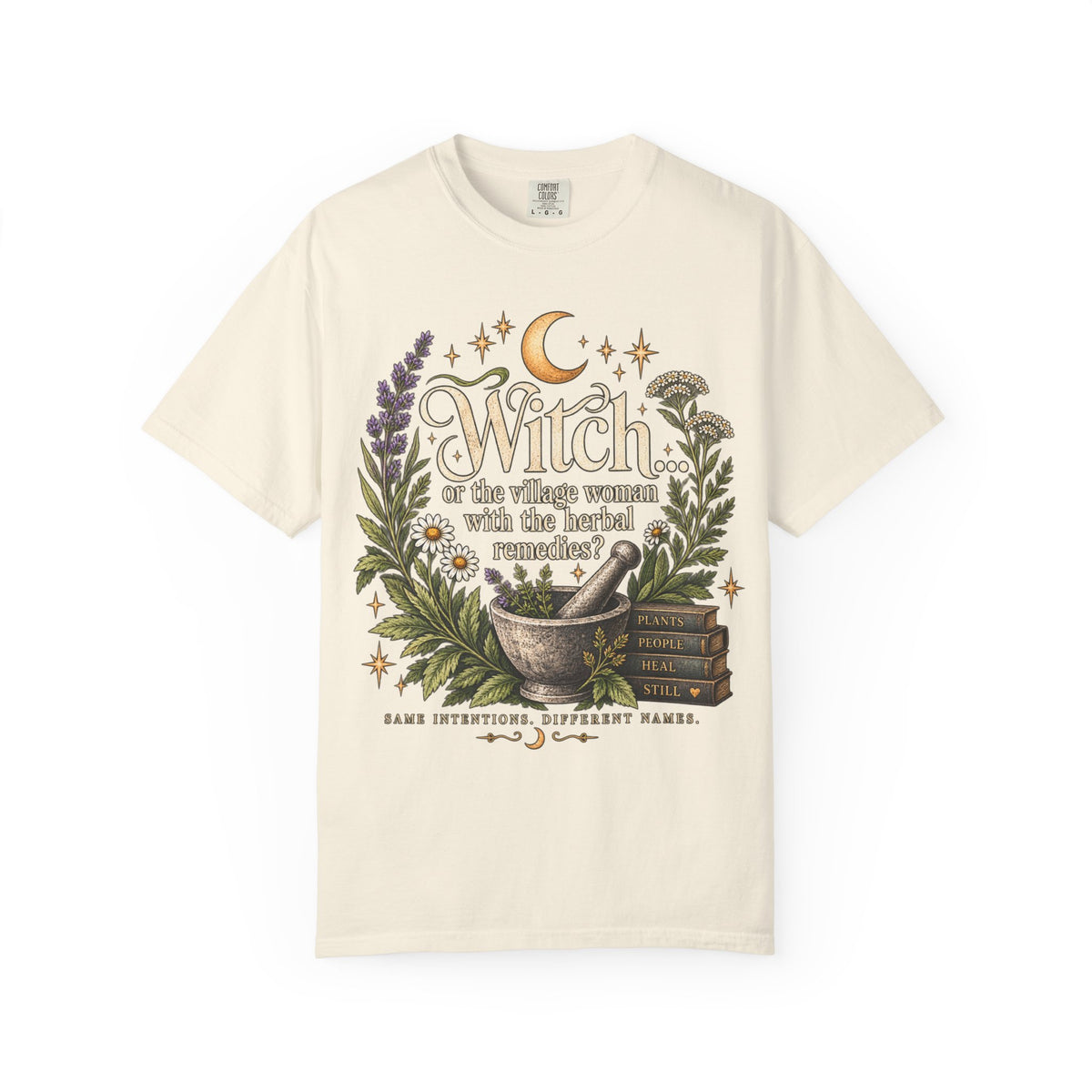 Witch or Village Healer? Garment-Dyed Tee 🌿🌙