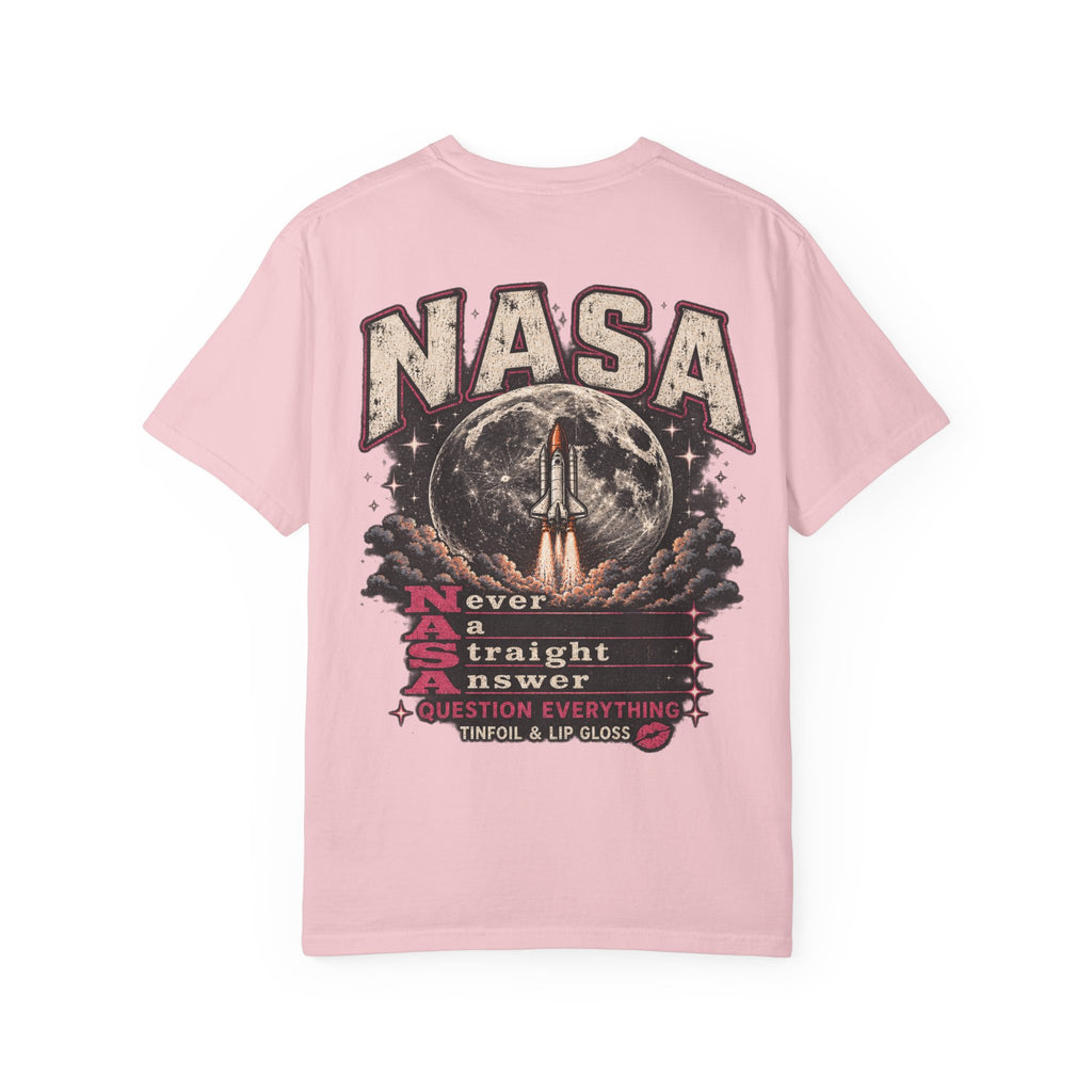 NASA never a straight answer Unisex Garment-Dyed T-shirt
