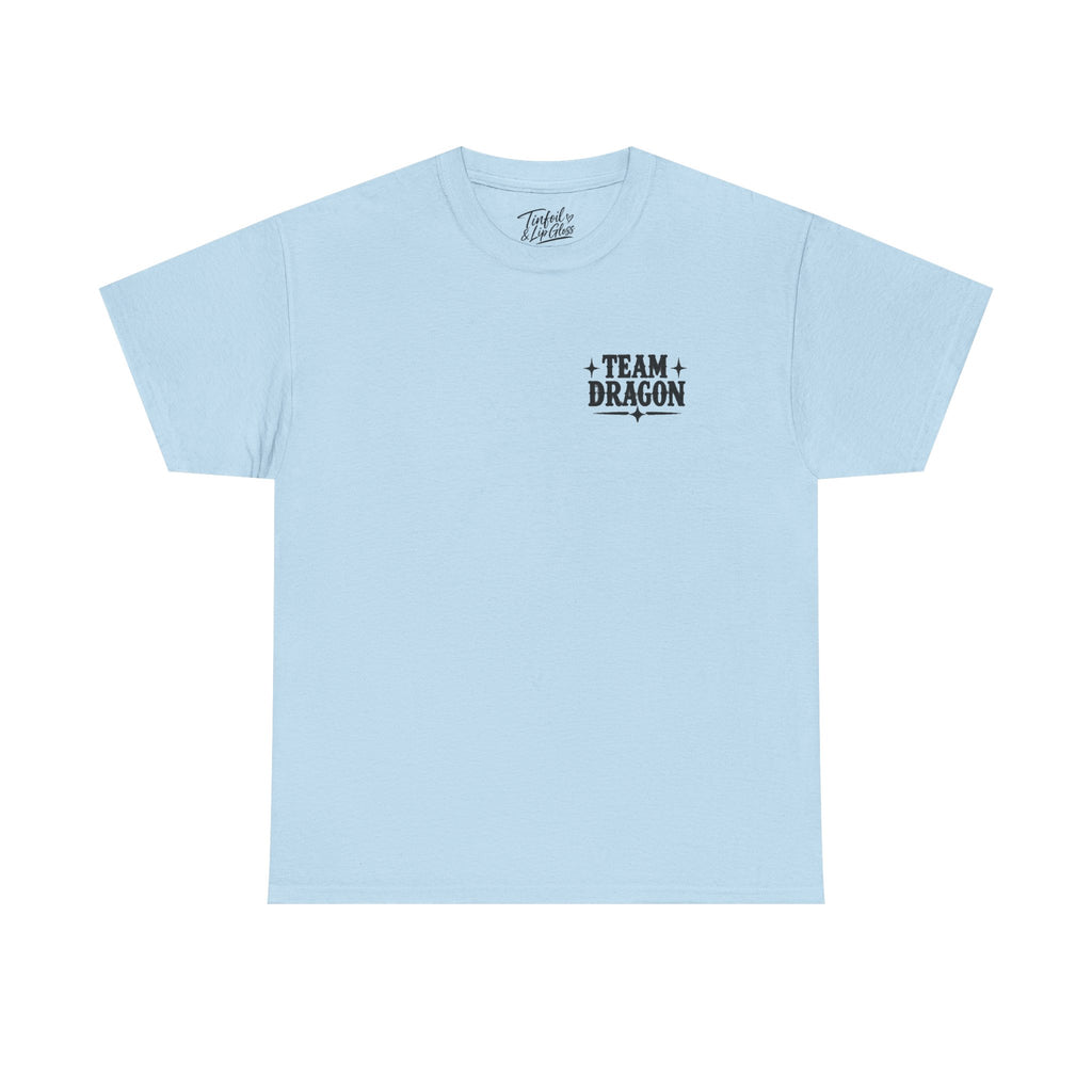 Team T-Rex vs Dragon Unisex Heavy Cotton Tee