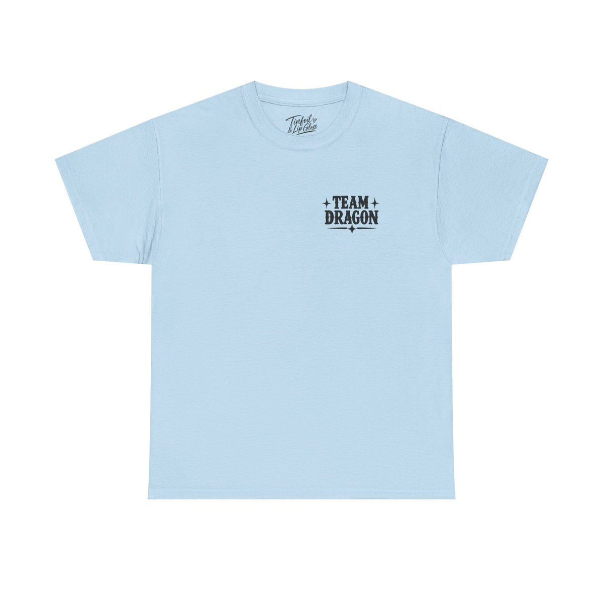 Team T-Rex vs Dragon Unisex Heavy Cotton Tee