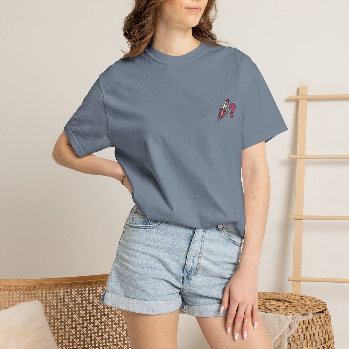 NASA never a straight answer Unisex Garment-Dyed T-shirt