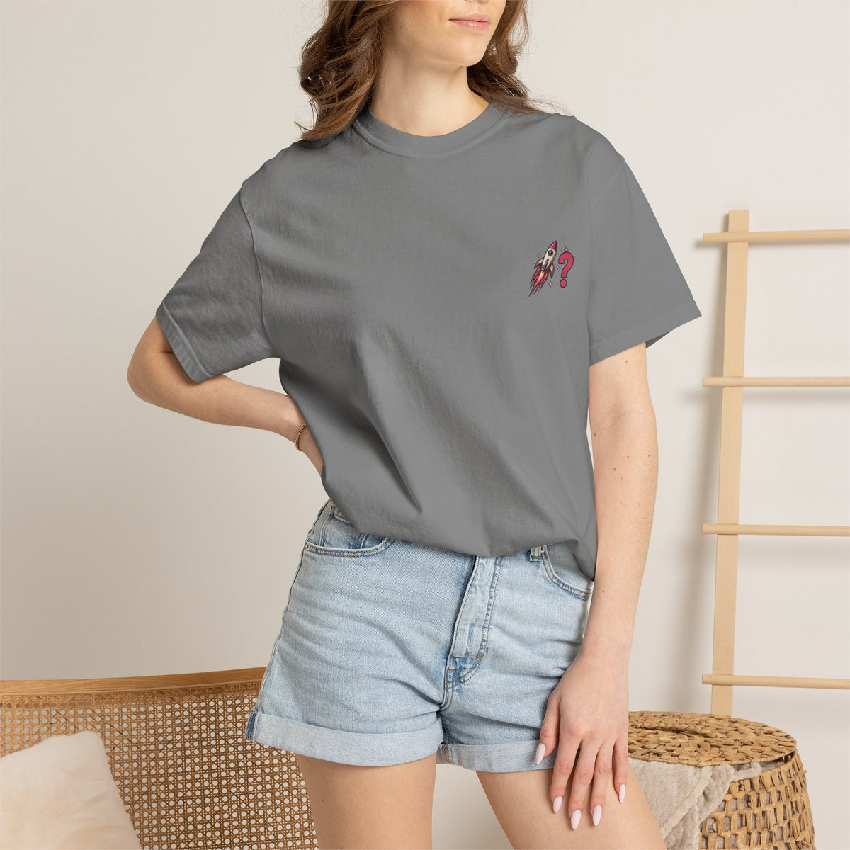 NASA never a straight answer Unisex Garment-Dyed T-shirt