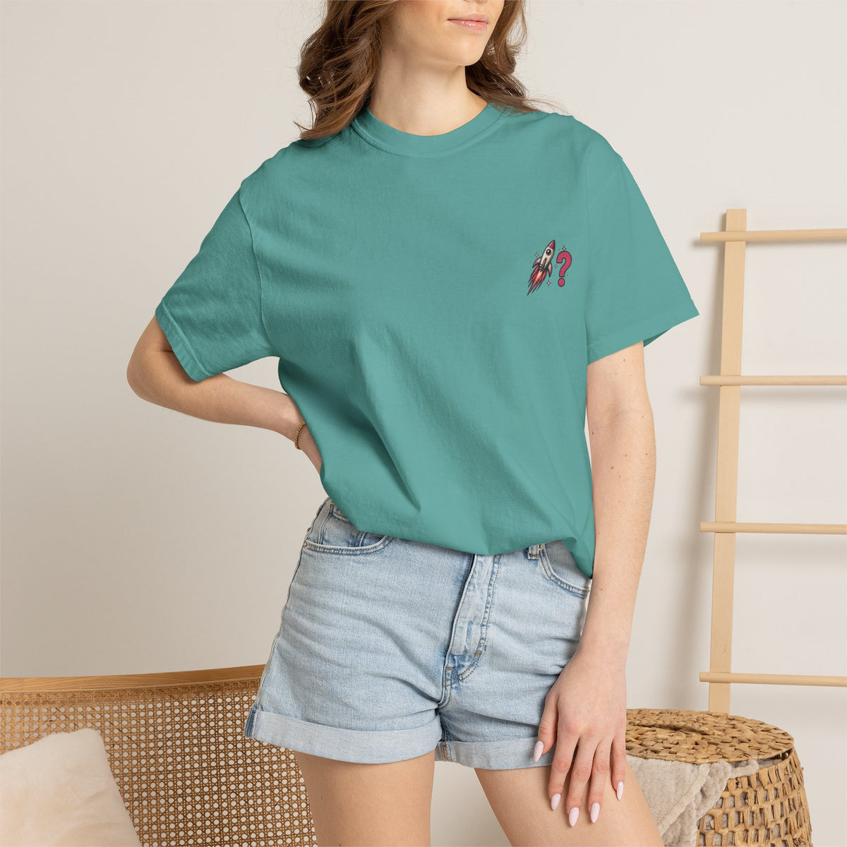 NASA never a straight answer Unisex Garment-Dyed T-shirt
