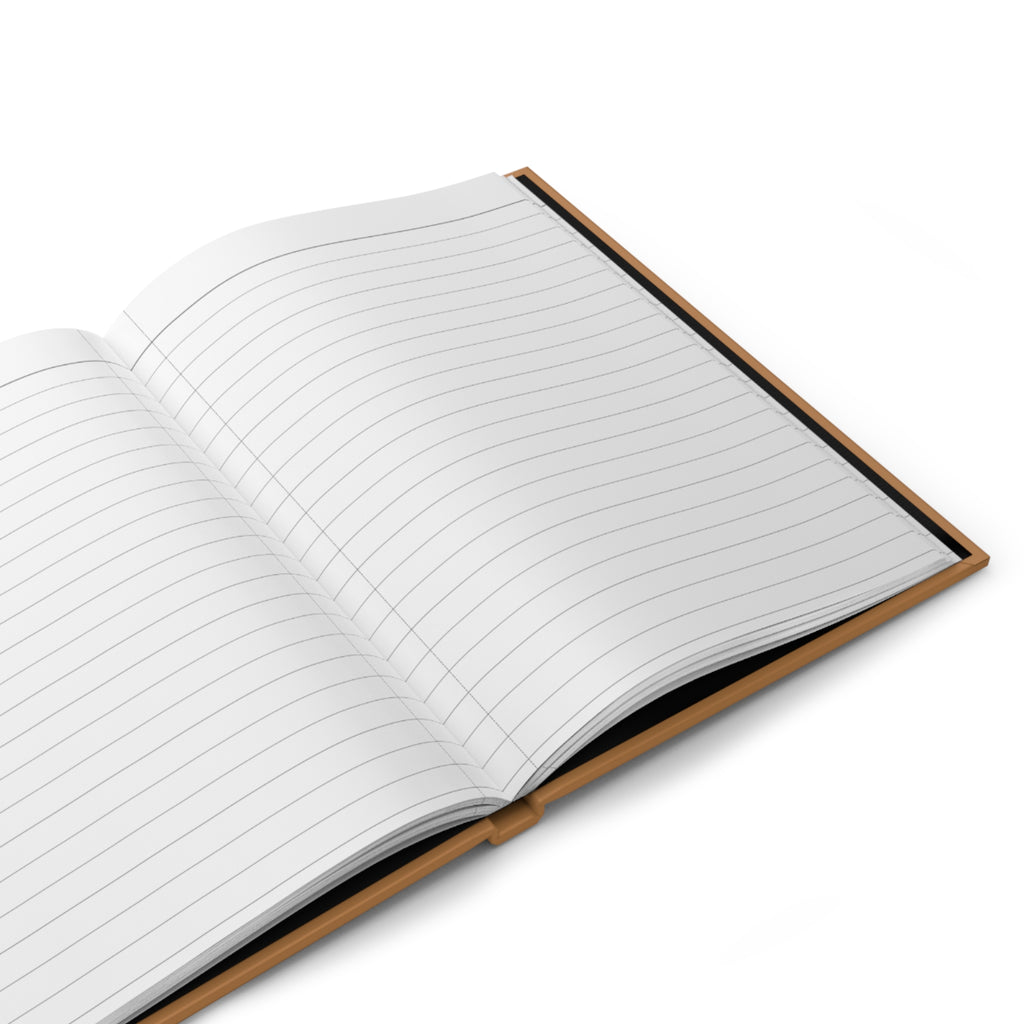 Pretty Girls Take Notes -Light Brown Hardcover Journal Matte